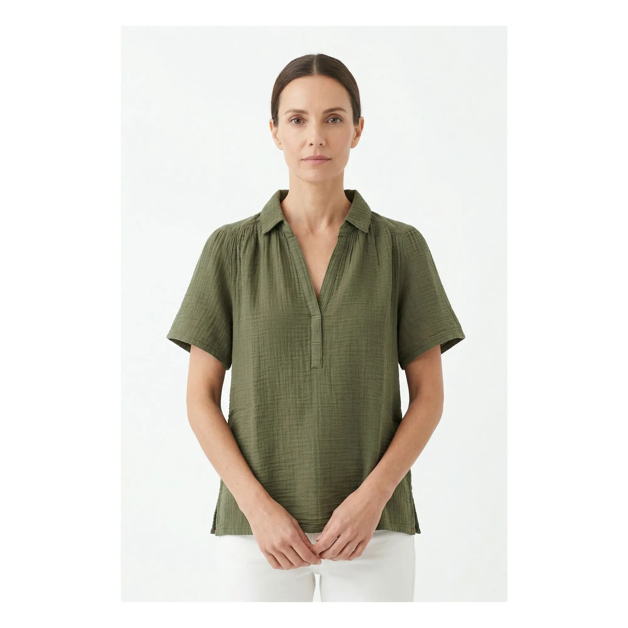 Xirena - Rylee Cotton Top | Olive