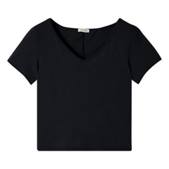 American Vintage - Aksun V-Neck T-Shirt | Black