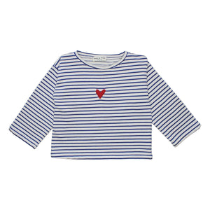 Babe & Tess - Teresa Heart Sweater | Navy Blue