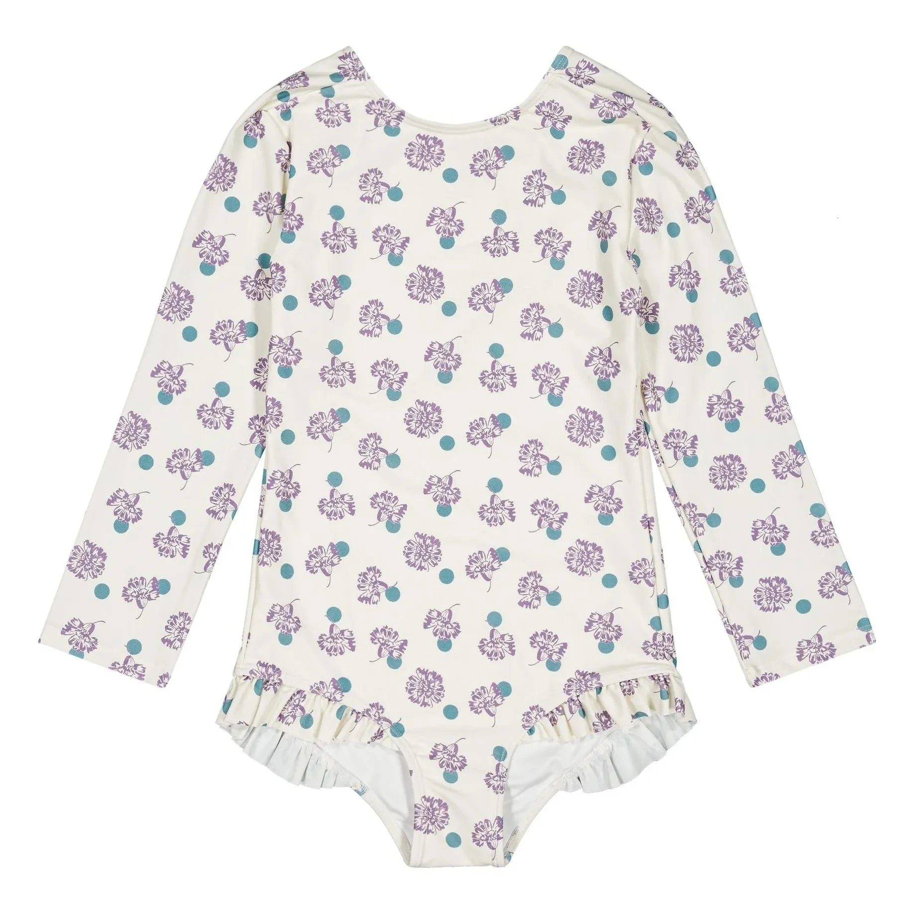 Soor Ploom - Mayes Floral Swimsuit Recycled Fibers | White