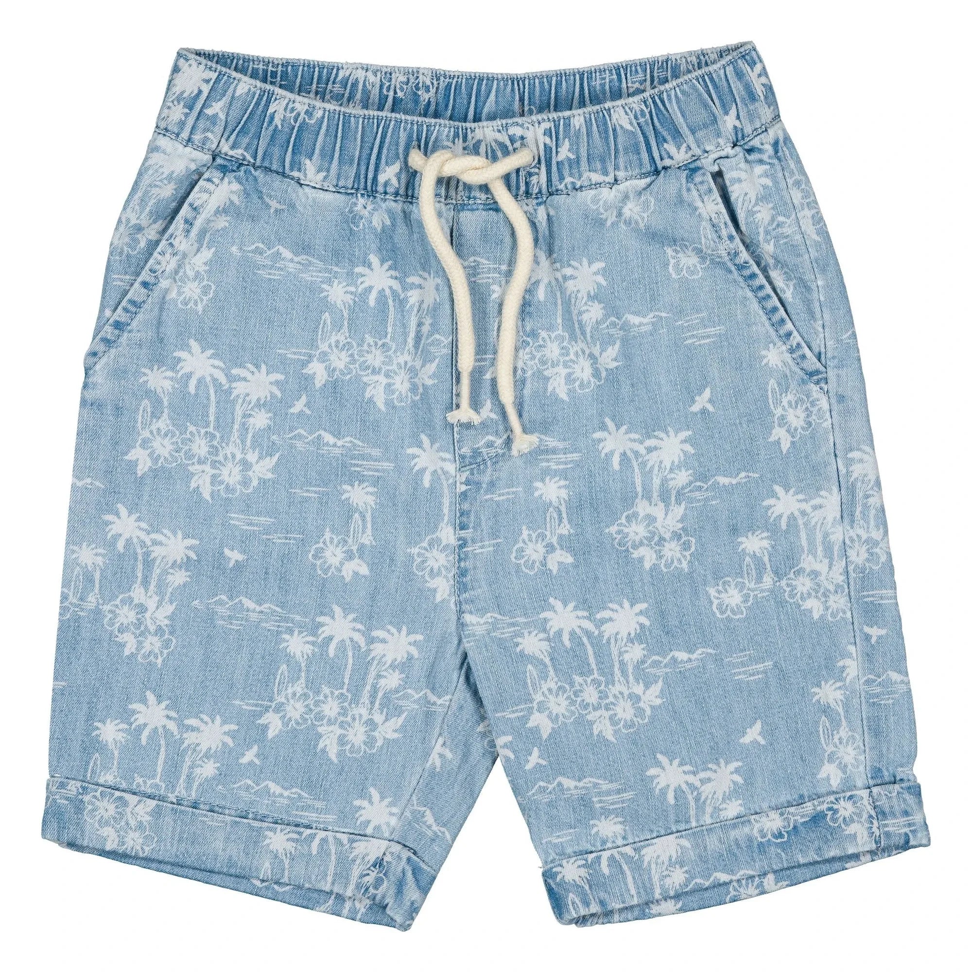 Louis Louise - Denim Bermuda Soho Hawaii | Light Blue