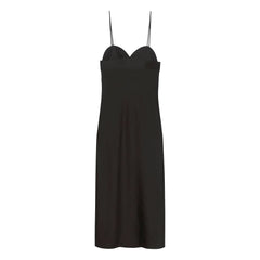 Cordera - Sweetheart Neckline Dress | Black