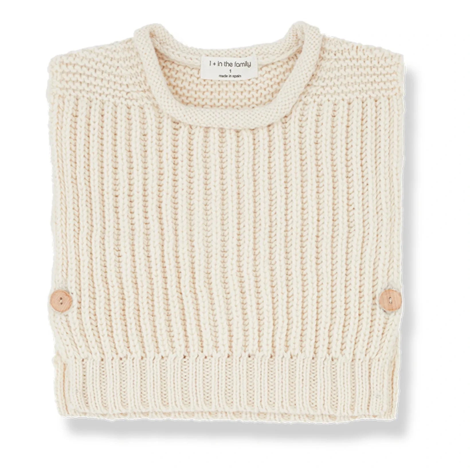 1+ in the family - Philo Wool Sweater Vest | Ecru