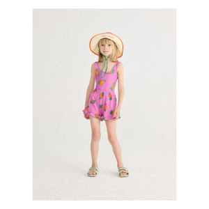 Bobo Choses - Orange Swimsuit Made from Recycled Fibers | Purple