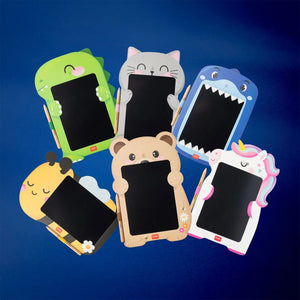 Legami - Teddy Bear Portable LCD Drawing Board in Cardboard - Magic Sketch Board