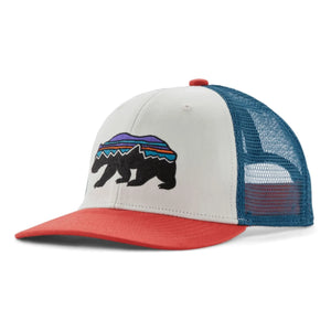 Patagonia - Fitz Roy Bear Trucker Hat Made from Organic Cotton | White