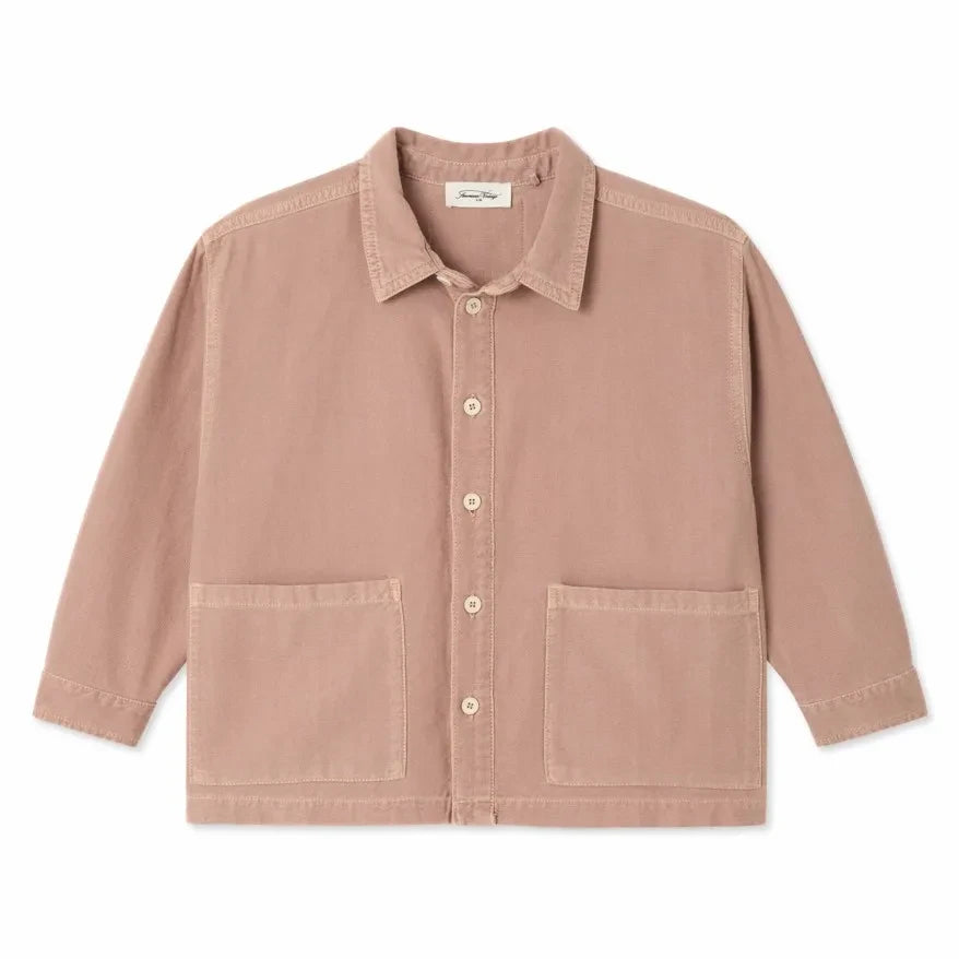 American Vintage - Lofway Denim Shirt | Marled pink