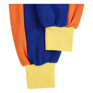 Bobo Choses - Color Block Organic Cotton Sweatpants | Royal Blue