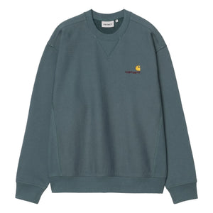 Carhartt WIP - American Script Sweatshirt | Blue-Green