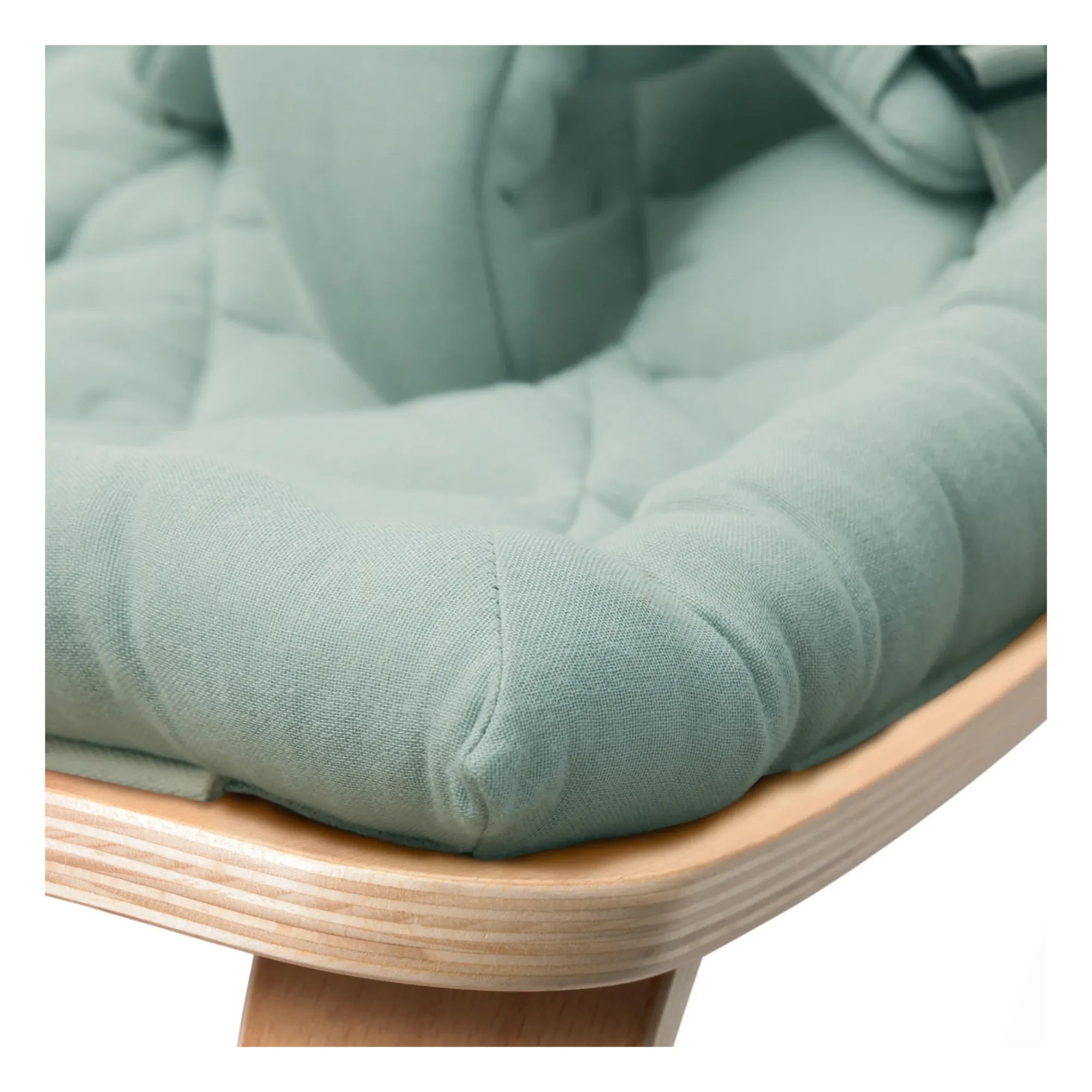 Charlie Crane - Levo Beech Wood Baby Rocker | Green