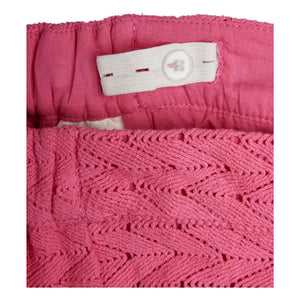 Mini Rodini - Organic Cotton Lace Pants | Pink