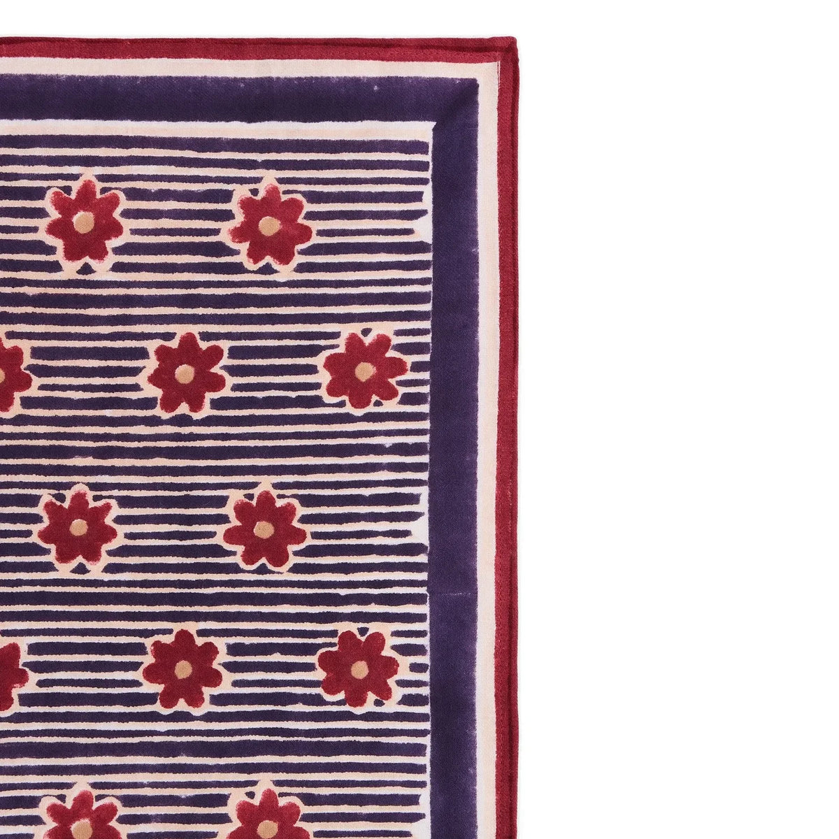 Apaches - Small Manika Striped Scarf | Navy