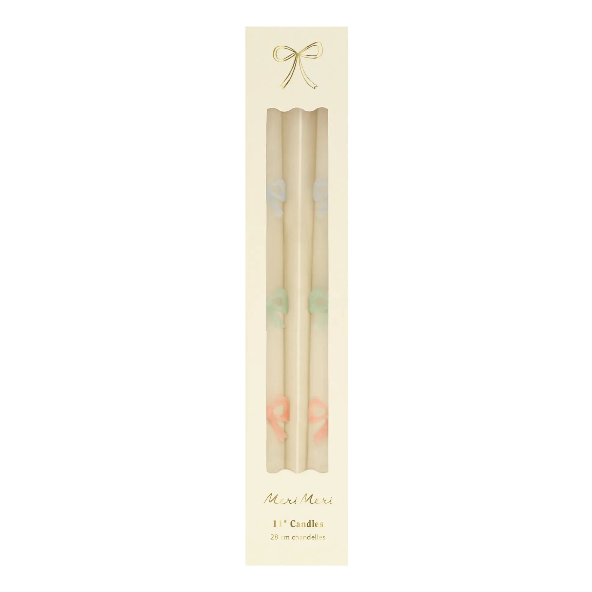 Meri Meri - Pink Knotted Candles - Set of 2