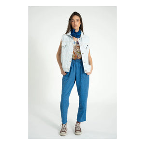 Sisters Department - Sleeveless Vest | Denim Blue