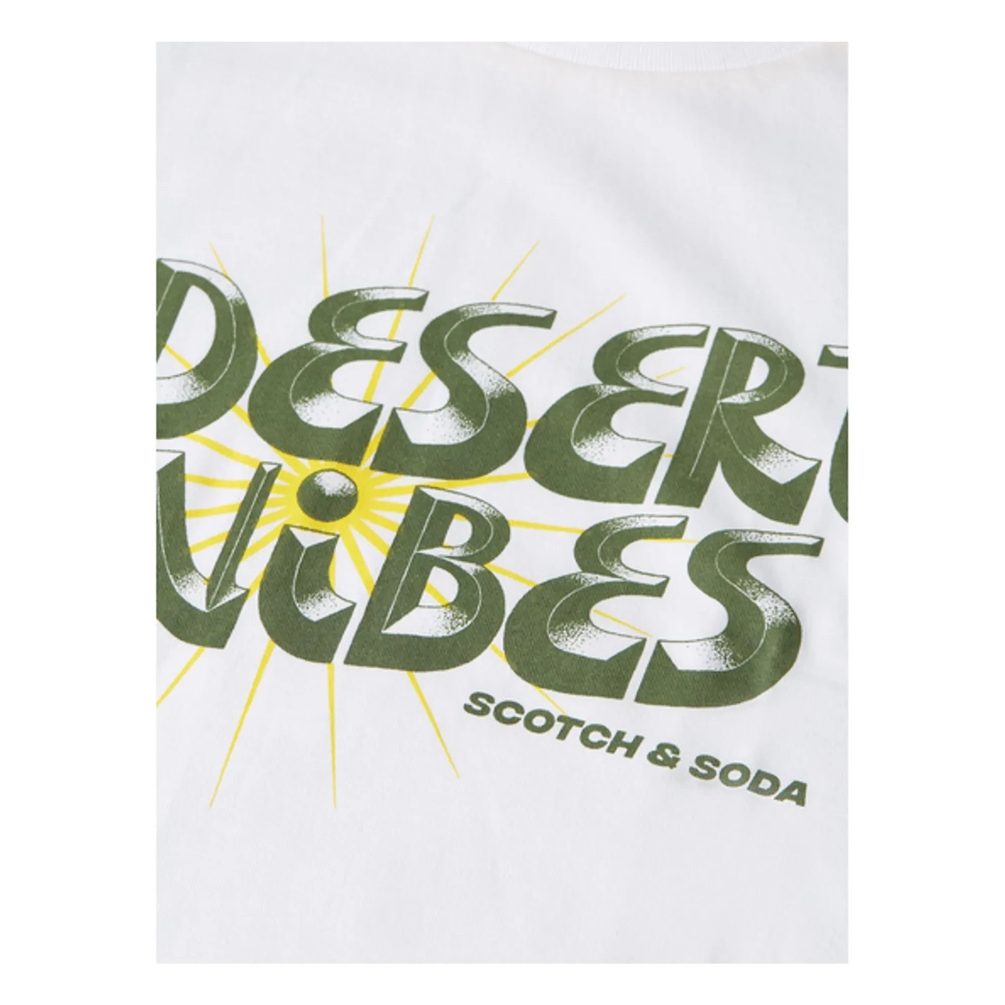Scotch & Soda - Desert Breeze Art Print T-Shirt | White