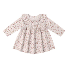 Quincy Mae - Organic Cotton Floral Dress | Lavender