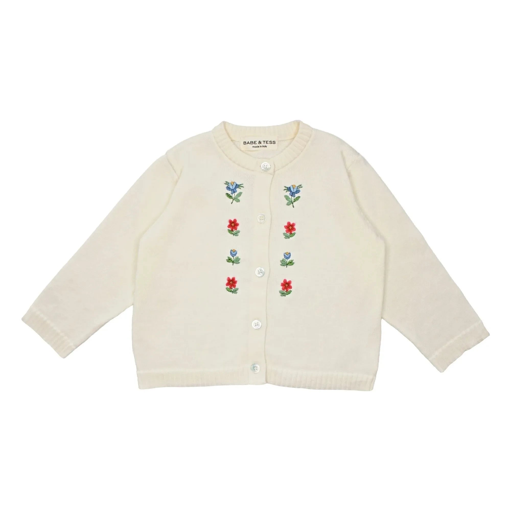 Babe & Tess - Nora Embroidered Vest | Natural