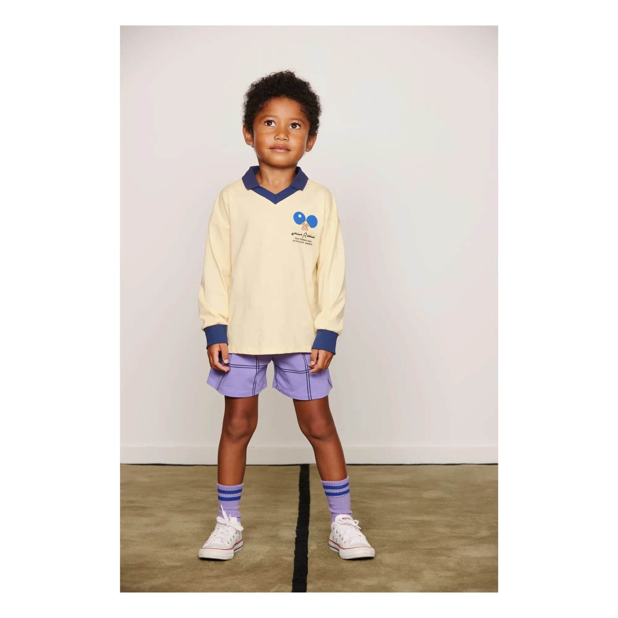 Mini Rodini - Polo Ping Pong Organic Cotton | Yellow