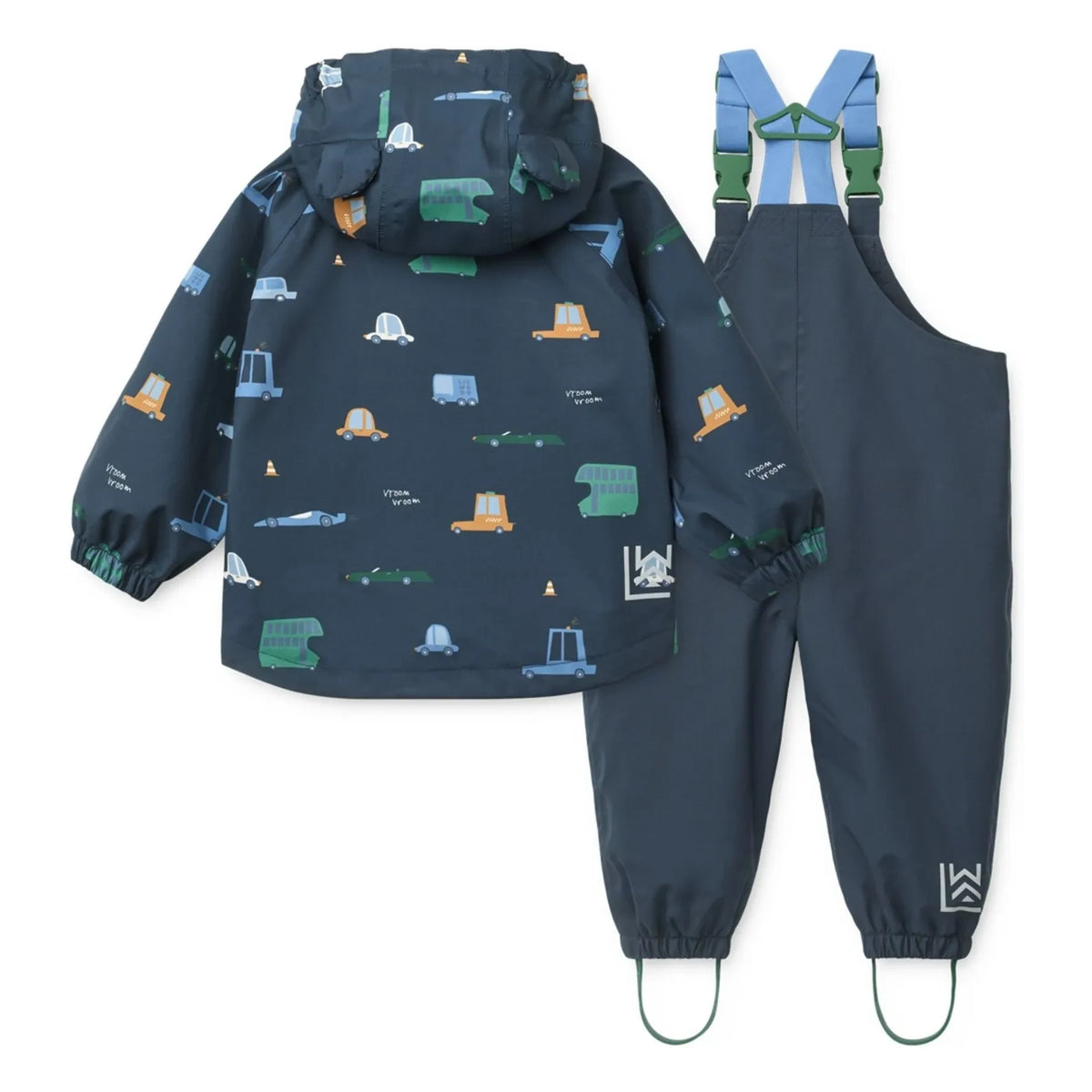 Liewood - Manu Rain Set Recycled Fiber Cars | Navy