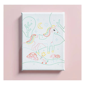La Petite Épicerie - Numbered Coloring for Kids - Unicorn and Piou