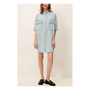Sessùn - Fresqua Denim Dress | Light Blue