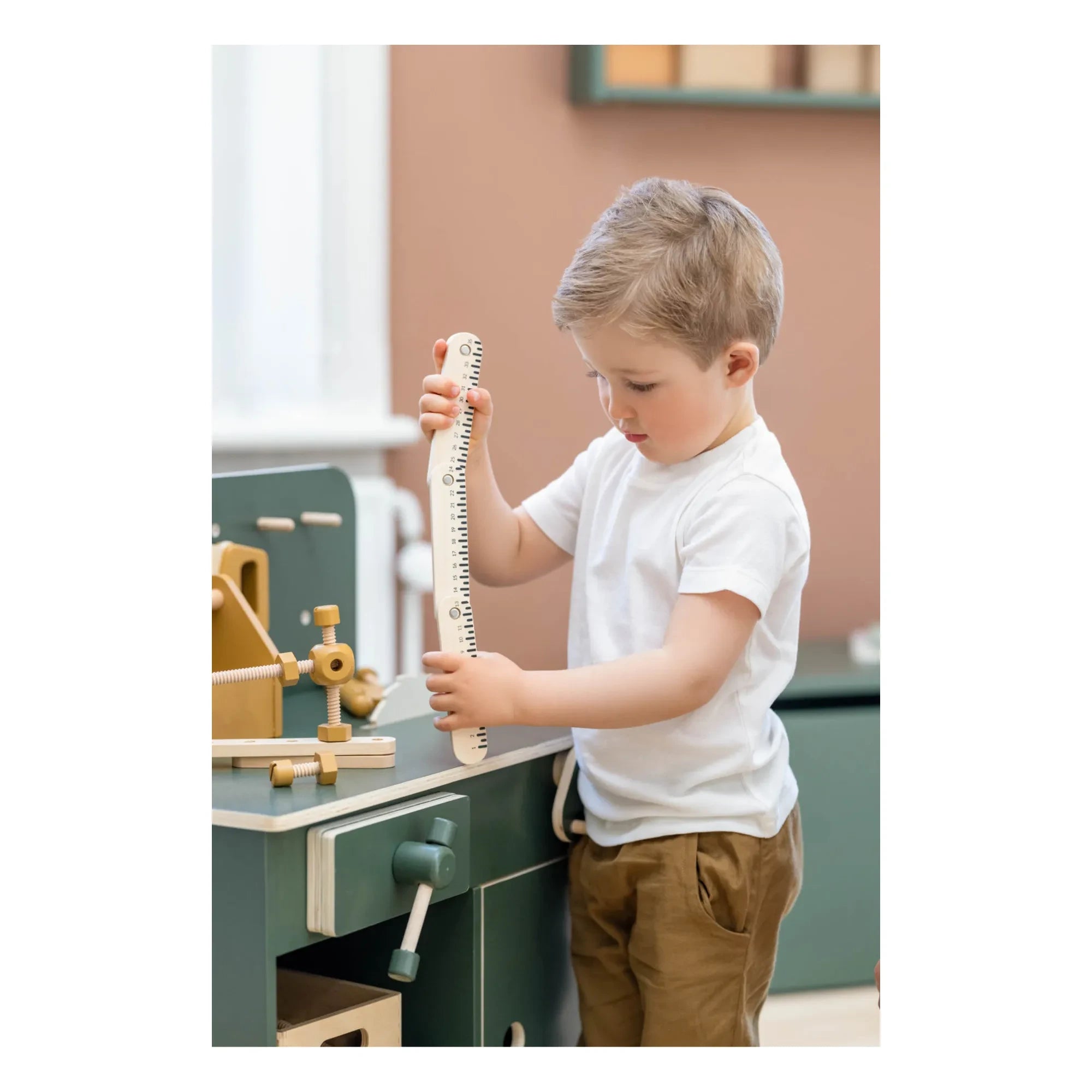 Flexa - Wooden Tools - 8-Piece Set | Grey