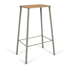 Frama - Adam Nyboder Stool, Wooden Seat | Green