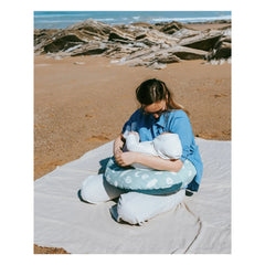 Mumade - Inflatable Nursing Pillow | Mint Green
