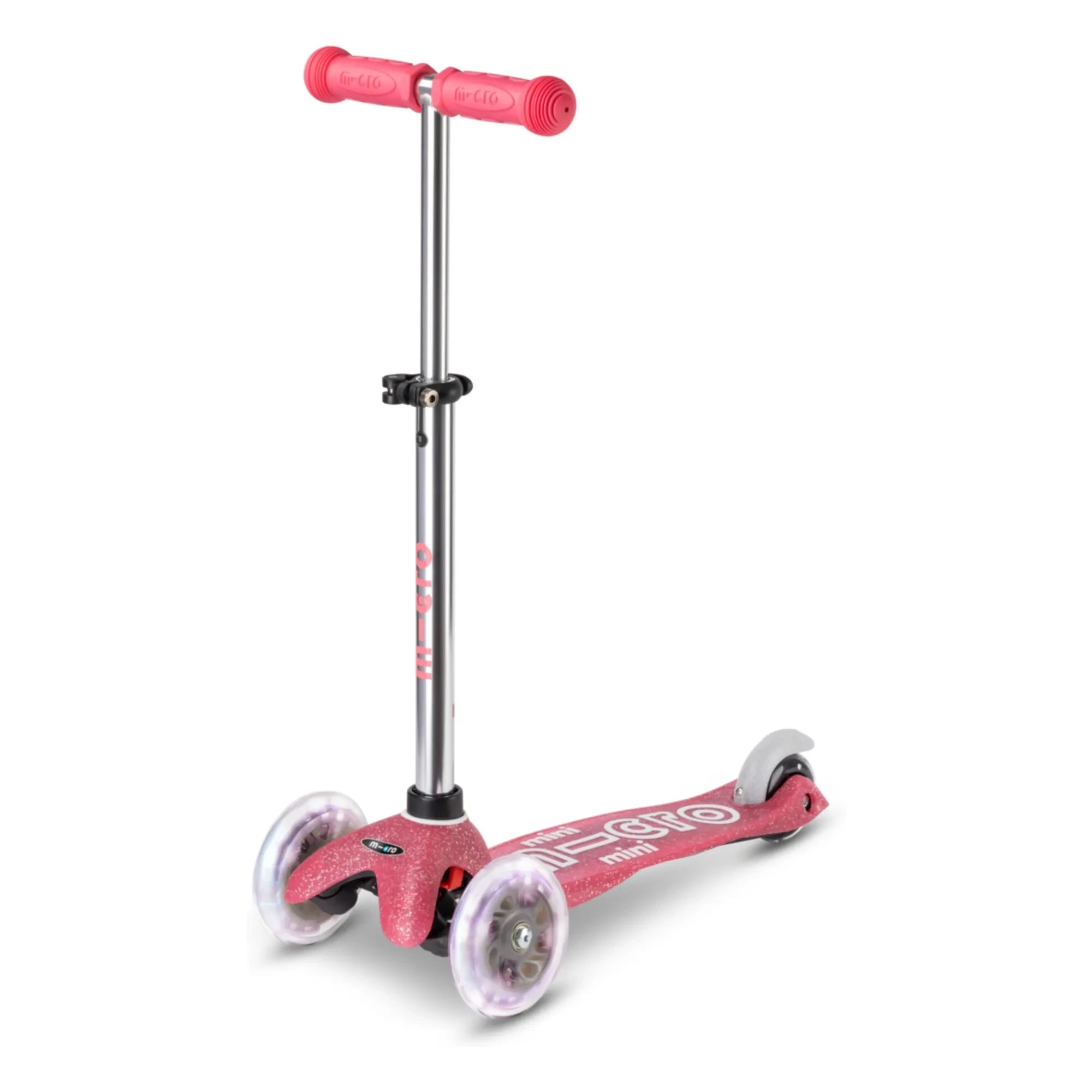 Micro - Mini LED Simli Scooter | Pembe
