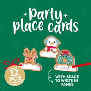 Legami - Set of 12 Christmas Place Cards