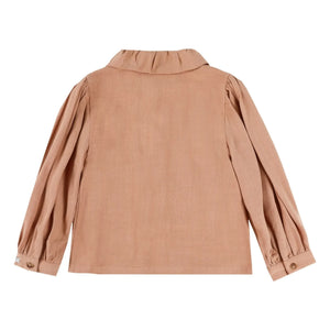 Donsje - Winnie Linen Blouse | Coral
