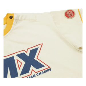 Goldie + Ace - Oversized BMX T-Shirt | Cream