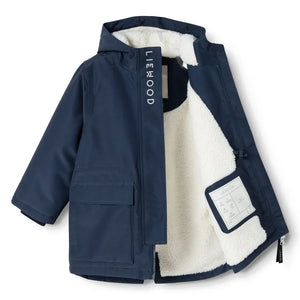 Liewood - Timba Parka Made from Recycled Fibers | Navy