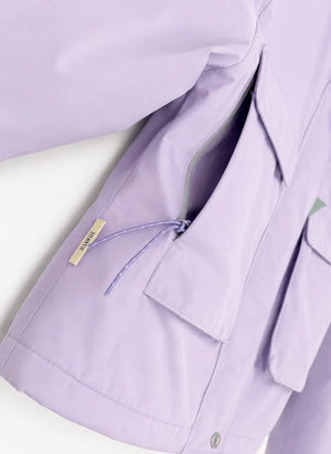 Töastie - Waterproof Windbreaker with Recycled Fiber Lining | Lilac