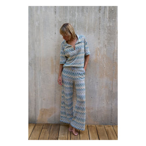 Baie Brune - Maud Knit Pants | Blue