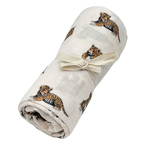 Milinane - Organic Cotton Muslin Blanket | White