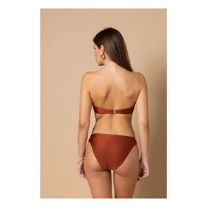 Alma Deia - Lena Low-Cut Swimsuit Brief | Terracotta