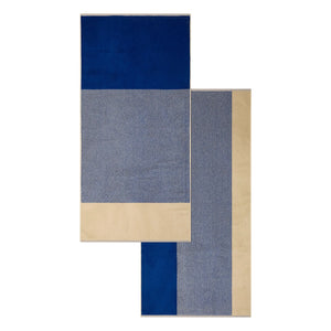 Suite 702 - Bathroom Towel, Lex Pott - 2-piece Set | Blue
