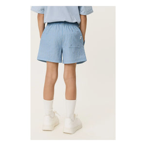 Les Deux - Stan Striped Swim Shorts | Light Blue
