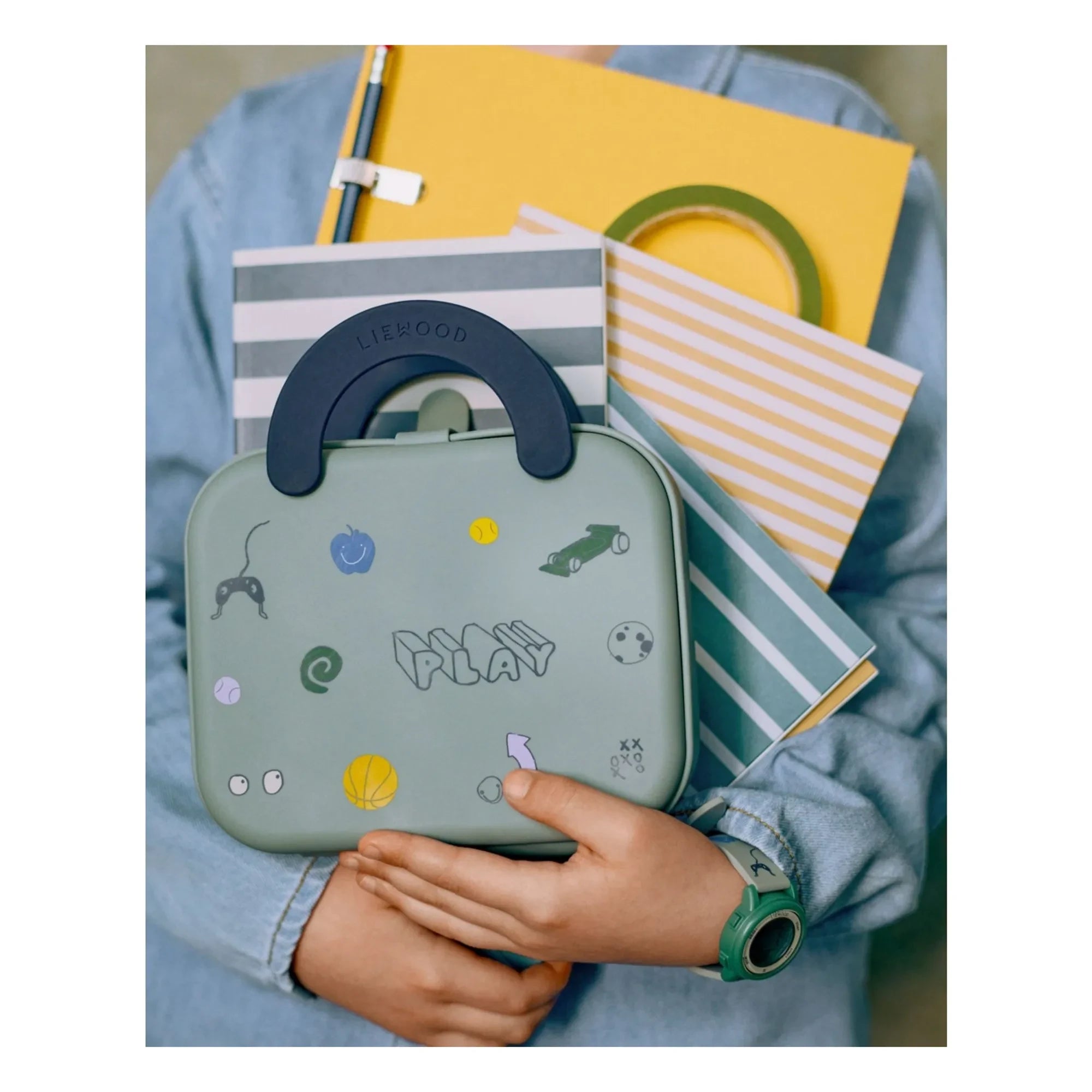 Liewood - Elara Lunch Box | Play/Dusty Peppermint