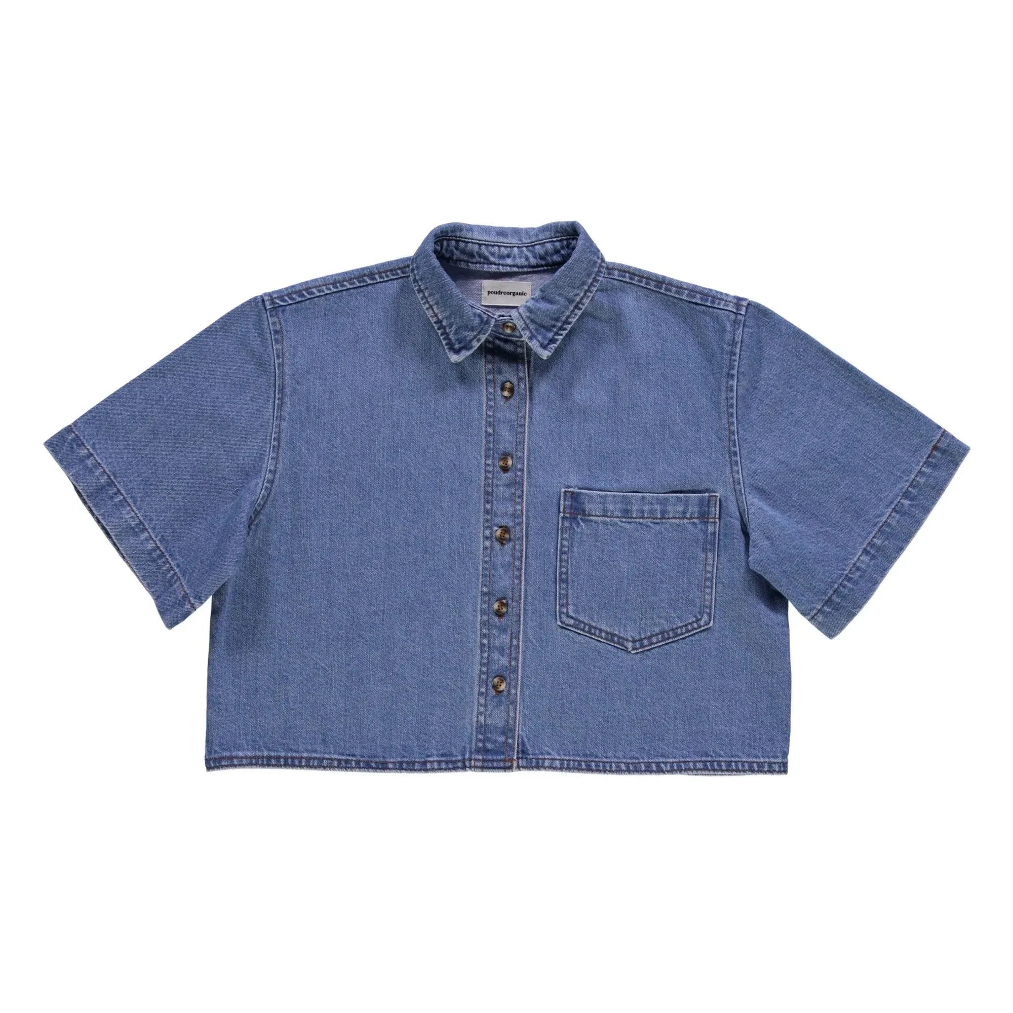 Poudre Organic - Carvi Denim Shirt | Blue