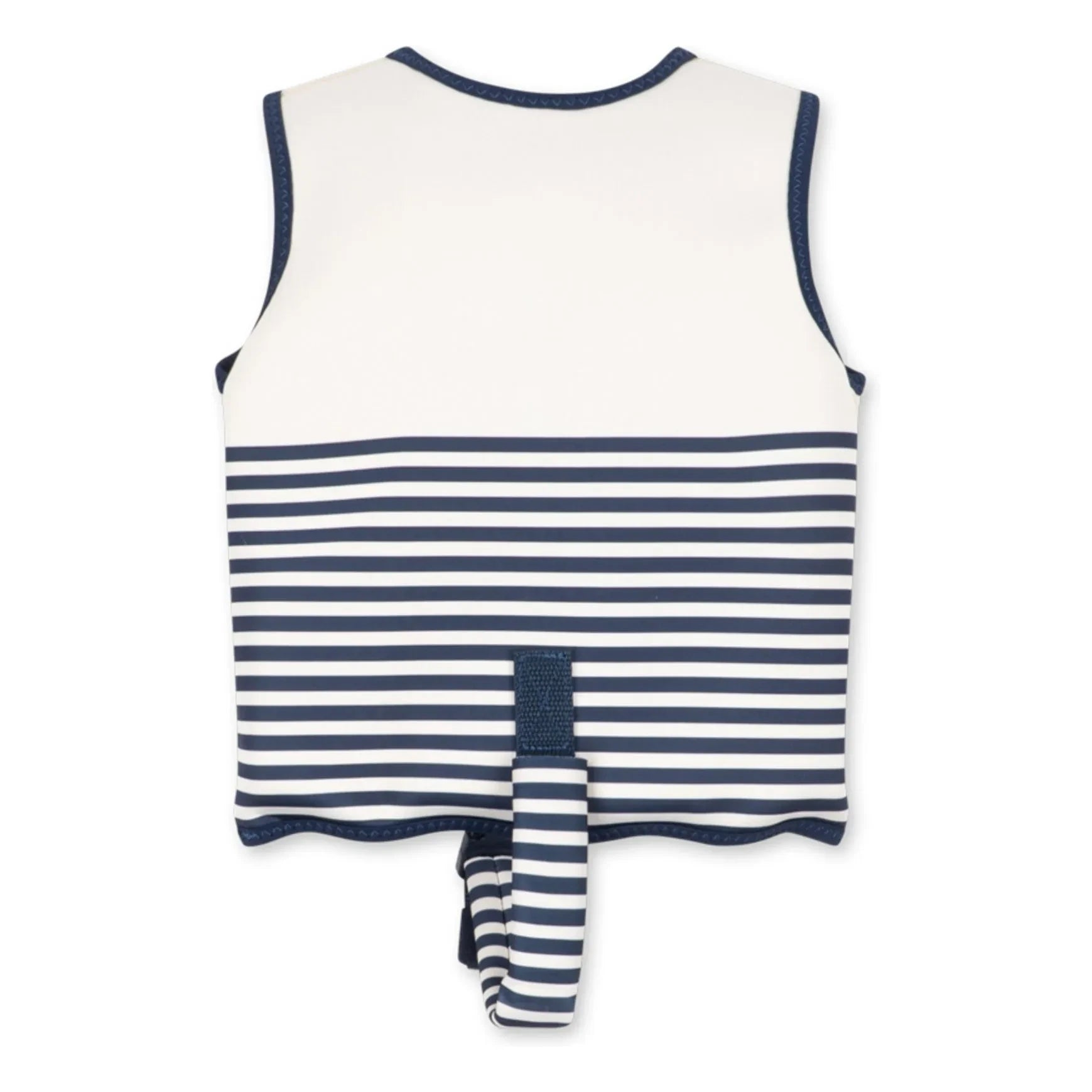 Konges Sløjd - Navy Striped Swim Vest | White
