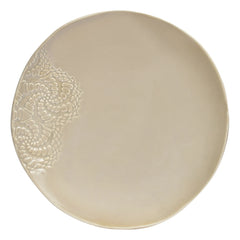 Maison Vessel - Blanca Tatoo Dantel Tabaklar - 2'li Set | Yulaf Ezmesi