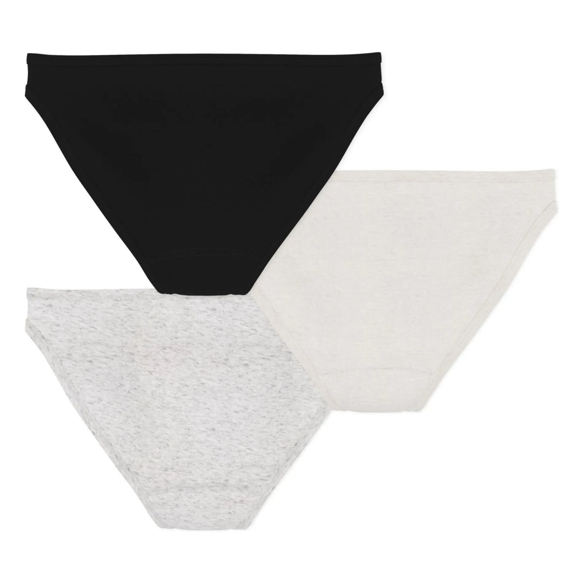 Petit Bateau - 3-Pack United Light Underwear Set | Heather Gray
