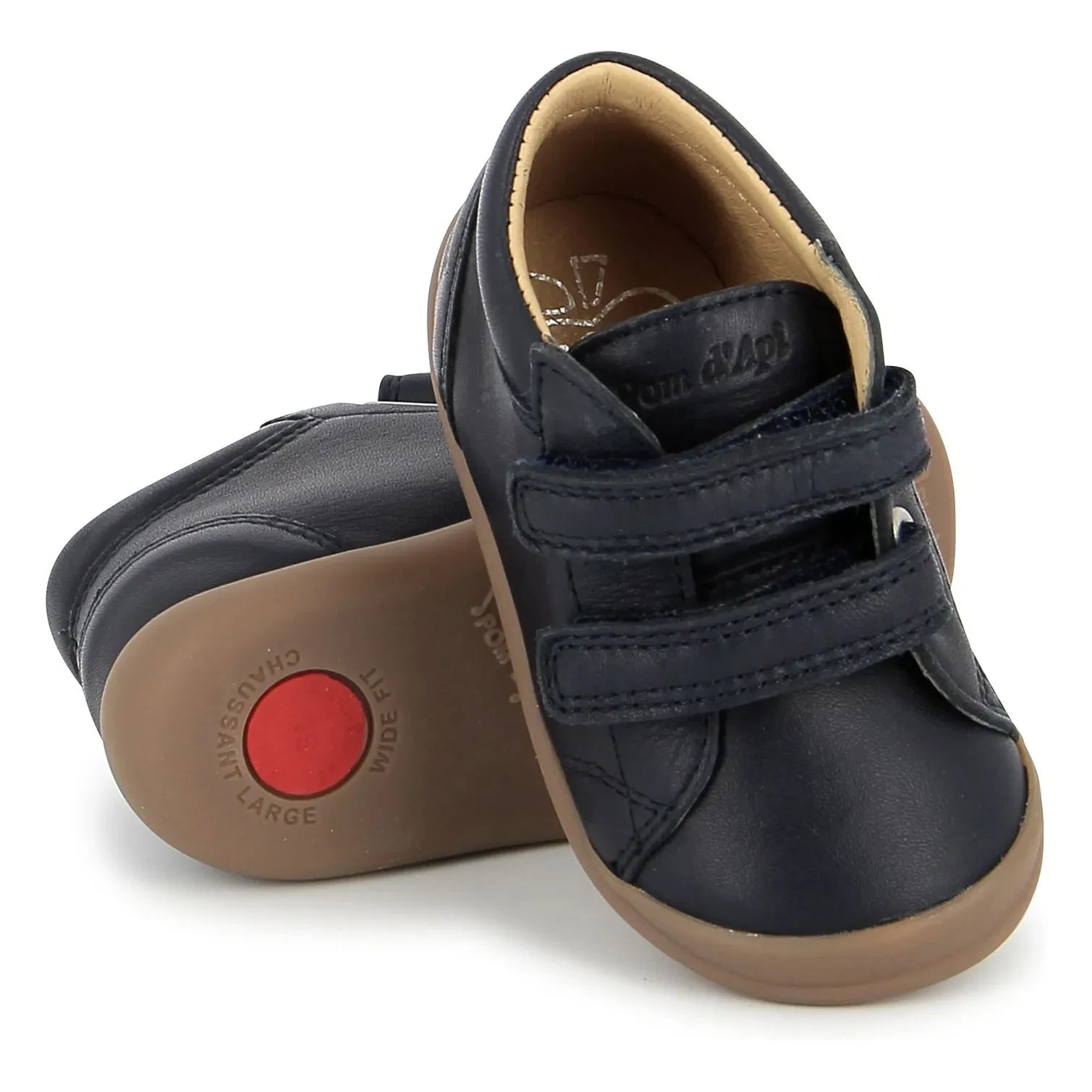 Pom d'Api - Flex Up Scratch-Resistant Sports Shoes | Navy Blue