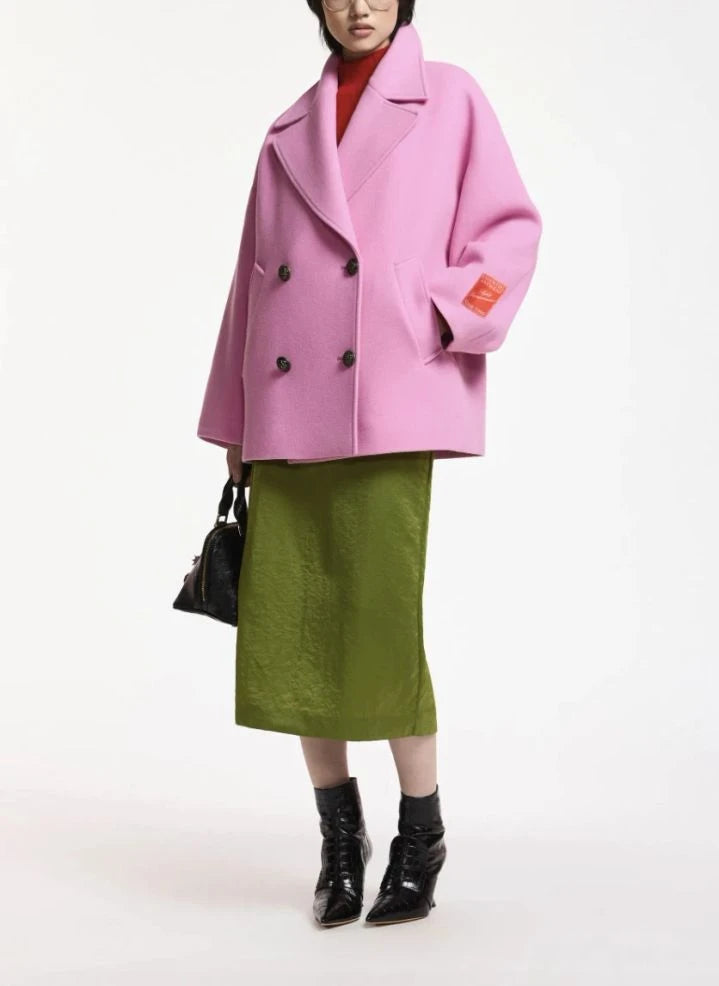 Essentiel Antwerp - Oversized Kidney Coat | Pink