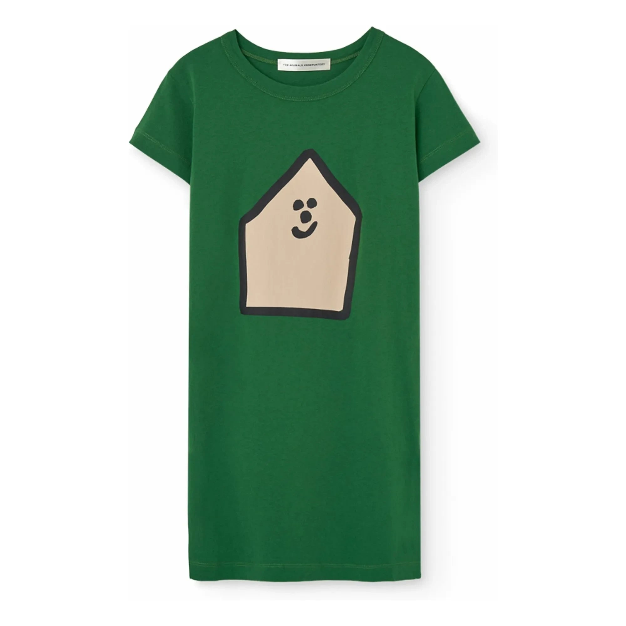 The Animals Observatory - Gorilla Organic Cotton Dress | Krom Green