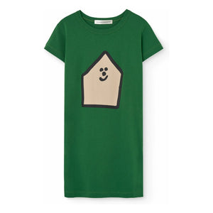 The Animals Observatory - Gorilla Organic Cotton Dress | Krom Green