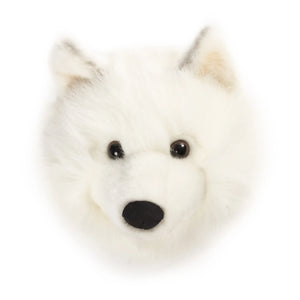 Wild & Soft - White Wolf Head Wall Hook