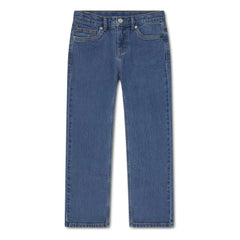 Lacoste - Straight Leg Logo Embroidered Jeans | Light Blue